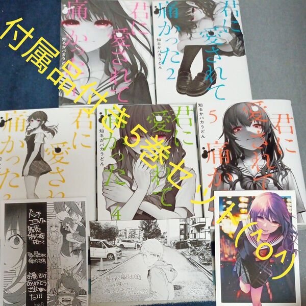 付属品付き 5巻セット 君に愛されて痛かった 5 (BUNCH COMICS) 知るかバカうどん 著
