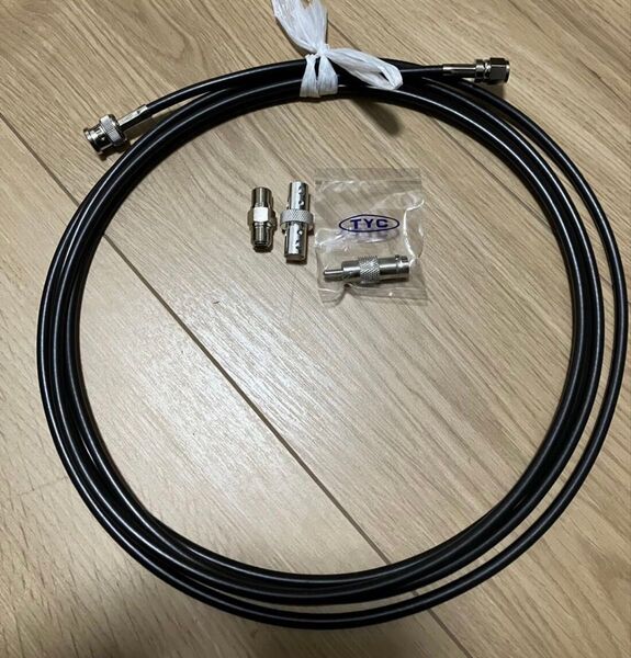 関西通信 BNCケーブル 3C-2VS 約3m 同軸ケーブル コネクタ付き