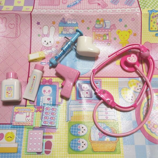 メルちゃん 病院 小物 ギブス シート