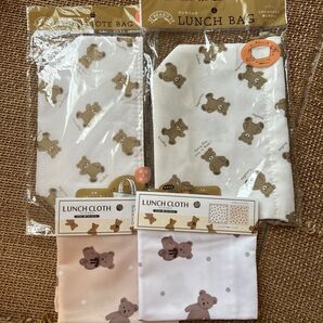 ランチバッグ&ランチクロス4点セット