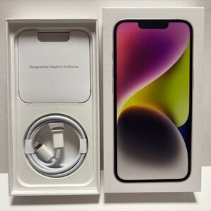 iPhone14 箱 空箱 128GB スターライト