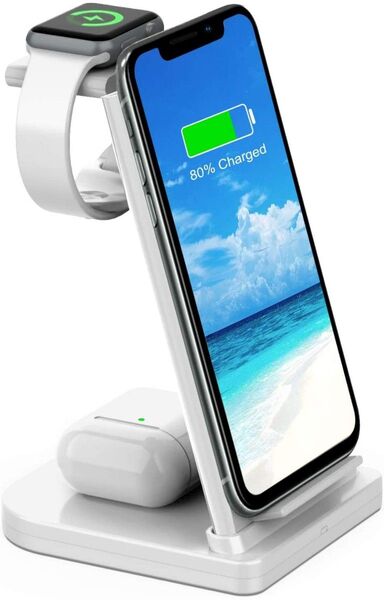ワイヤレス充電器 3in1急速充電器