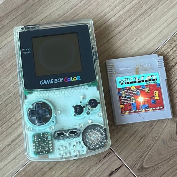 希少 レア 箱付 game boy color Nintendo ゲームボーイカラー 任天堂 CGB-001 クリアパープル