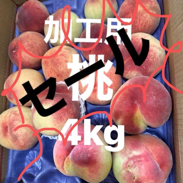 桃 加工用 4kg
