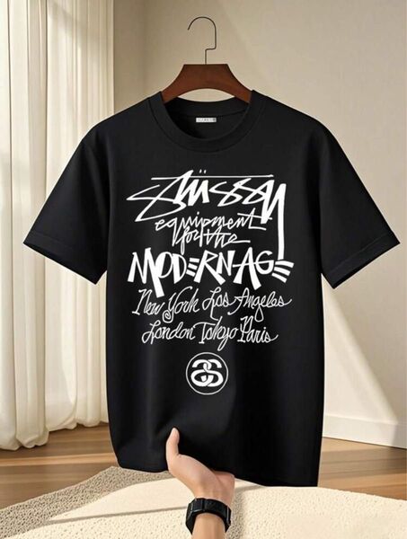 tシャツ ブラック Lサイズ メンズ 半袖 トップス ファッション レディース 新品未使用 即購入OK