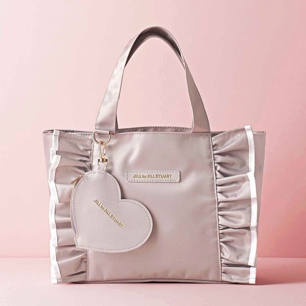 【新品未使用】sweet スウィート 付録 JILL by JILLSTUART フリルトートバッグ&ポーチチャーム