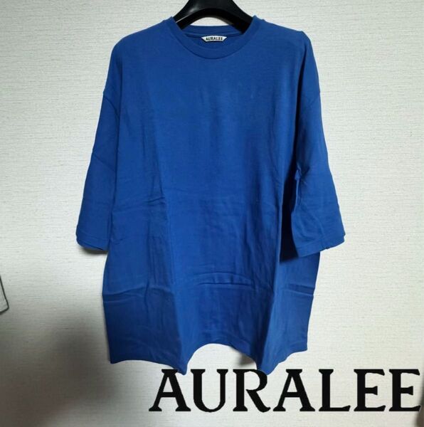 美品 AURALEE SEAMLESS CREW NECK HALF SLEEVE TEE 4 オーラリー Tシャツ