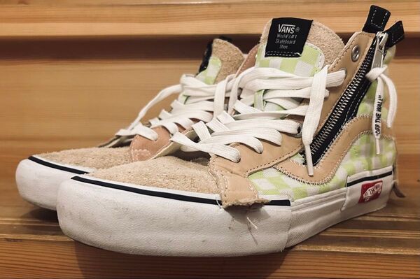 スニーカー 靴 VANS バンズ 28cm ハイカット SK8-HI ジッパー