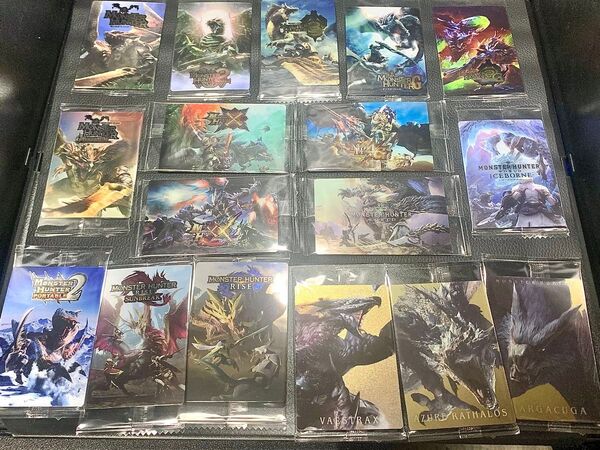 【即日配送】モンスターハンター 20th ウエハース カード 17枚 セット