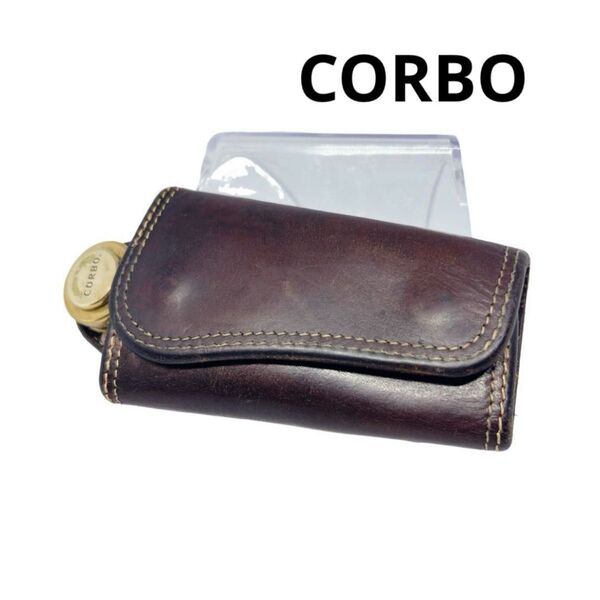 CORBO キーケース 本革 ブラウン 高級 6連 人気