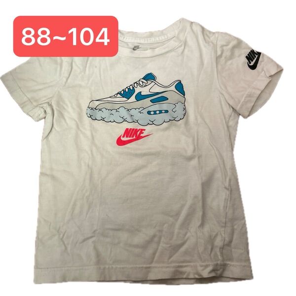 ナイキ NIKE Tシャツ 半袖 白 ホワイト キッズ ベビー 80 90 100 110