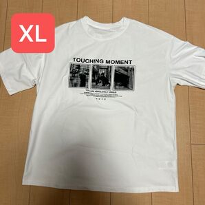 SHEIN シーイン 海外 Tシャツ 半袖 XL ホワイト 白