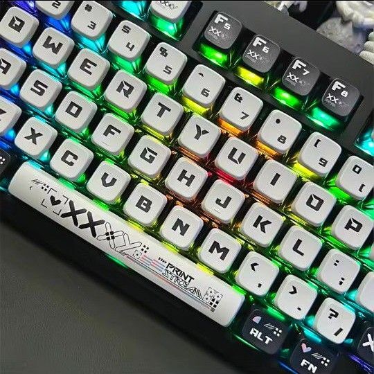 ゲーミング キーキャップ PrintStream 120キー PBT プリンキー