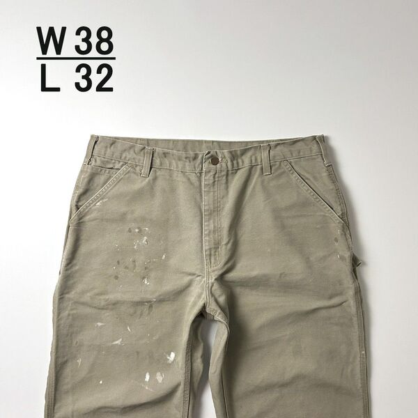 カーハート ペインターパンツ デザート W38 L32 実寸 W36 L30