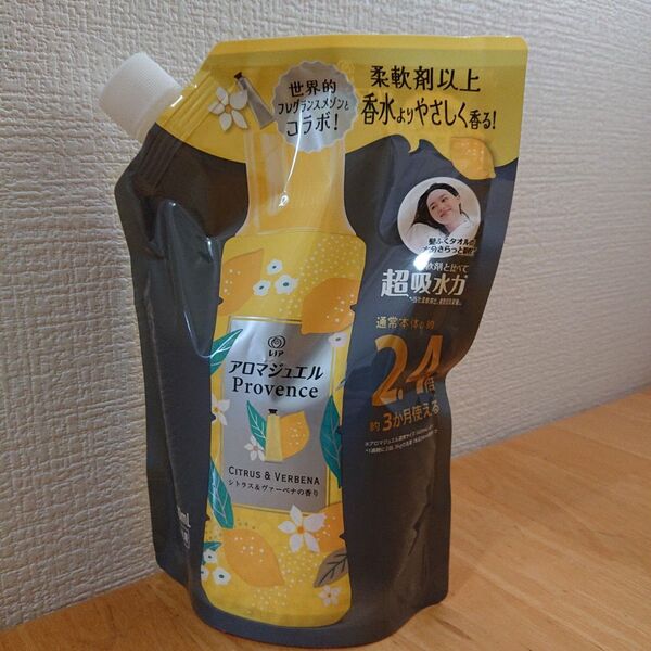 レノアアロマジュエル衣類の香り付けビーズ詰替 シトラス&ヴァーベナ 1040ml