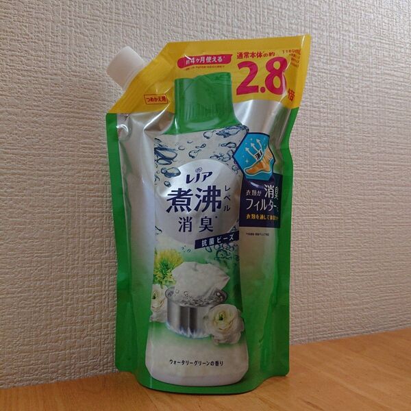レノア 煮沸レベル消臭 抗菌ビーズウォータリーグリーンの香り 詰め替え 1180ml