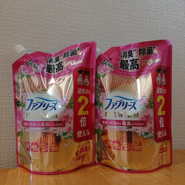 ファブリーズプレミアム パステルフローラル&ブロッサムの香り 640ml×2袋