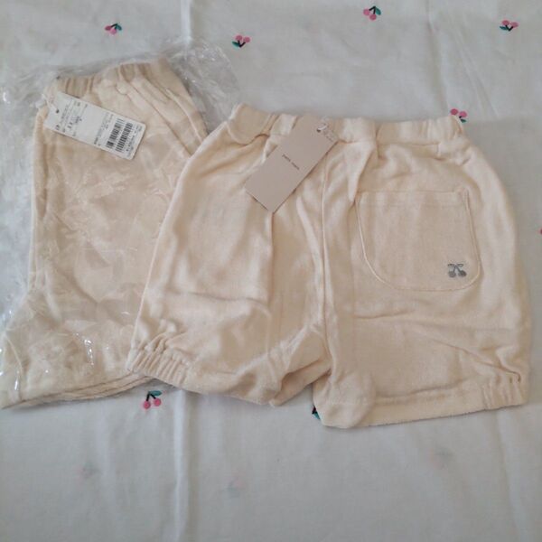 新品 プティマイン パイル ショートパンツ ボトム 110 130