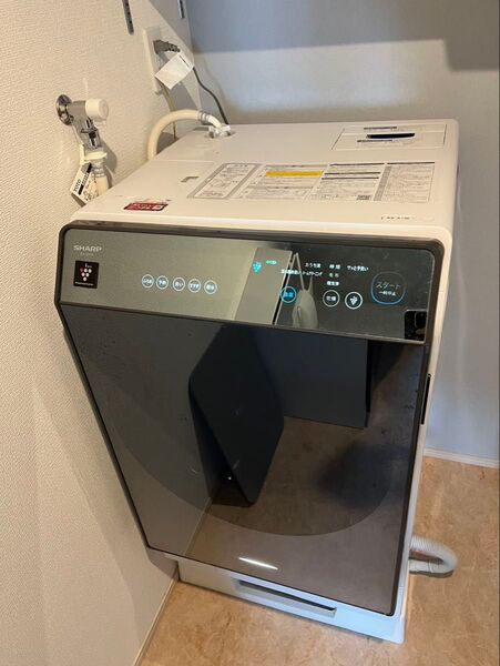 シャープ ドラム式洗濯機 ES-U111-TL