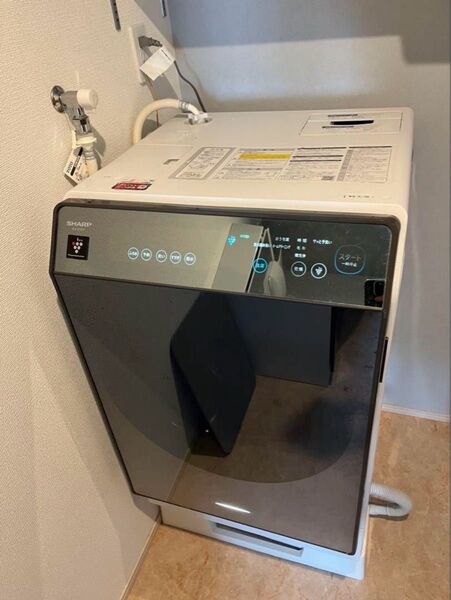 シャープ ドラム式洗濯機 ES-U111-TL