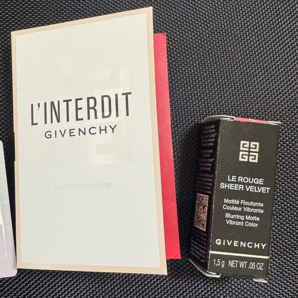 ジバンシイ/GIVENCHY/リップ/オーデトワレ/サンプル