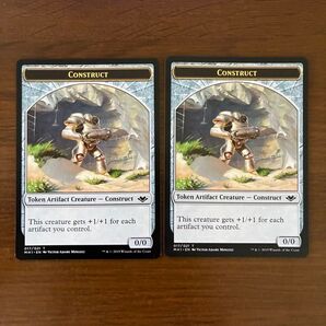 MTG マジックザギャザリング 構築物トークン 英語版2枚セット