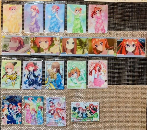 五等分の花嫁 ウエハースカード 19種セット