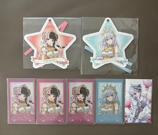 SMC組 葉加瀬冬雪 夜見れな チェキ風カード コトブキヤ 特典 オーナメントカード ノスタルジアコレクション
