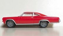 レア ラスト 1965 Chevrolet Impala SS Chevy シボレー 100周年 インパラ スーパー スポーツ シェビー GM プルバック ギミック Red レッド_画像1