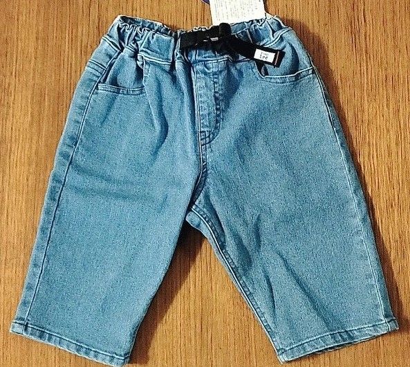 新品 Buddy Lee キッズ ハーフパンツ デニム 110cm ブルー 未使用 タグ付き