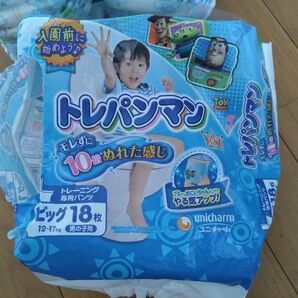 トレパンマン ビッグ 11枚 男の子用★ユニ・チャーム トレーニングパンツ オムツ BIG★ディズニー トイ・ストーリー
