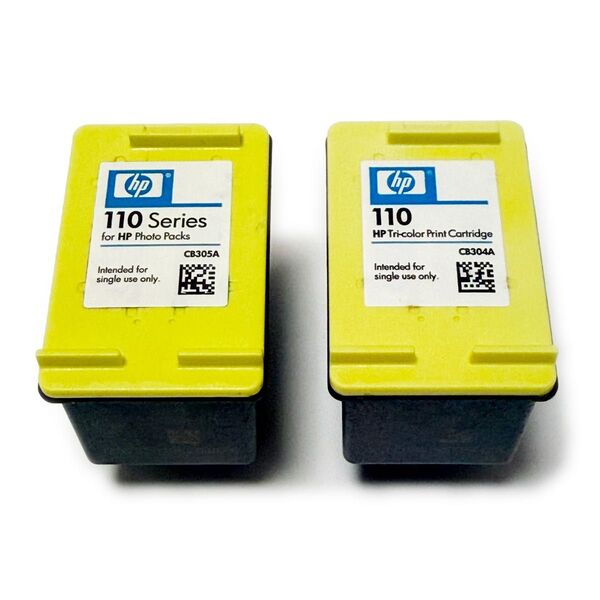 プリントカートリッジ2個セット《HP110 純正インク 正規品 インキ 訳あり》