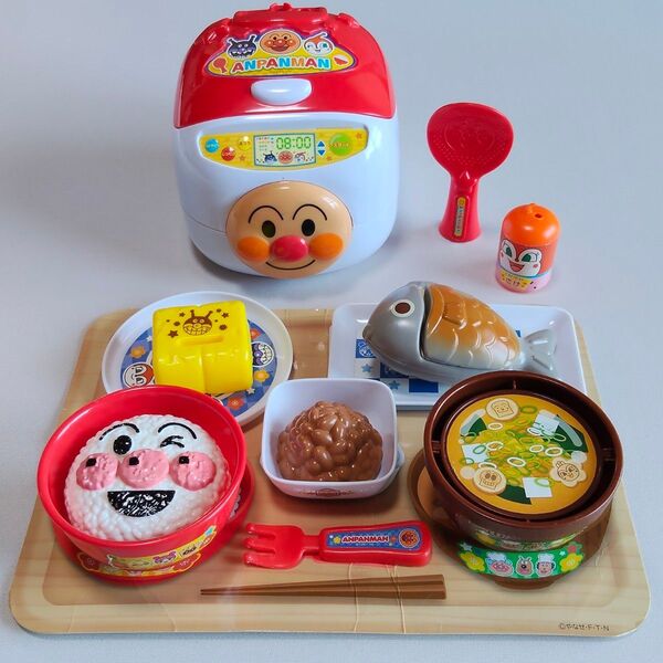 アンパンマン シューッとたけたよ! おしゃべりすいはんきと元気100ばい和食セット
