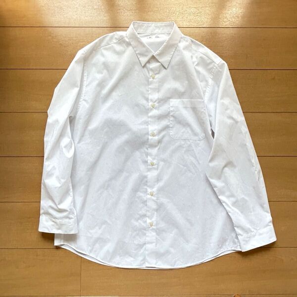 GU イージーケアブロードシャツ ホワイト ユニセックス XL