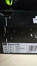 アディダス adidas DAME 5 STAR WARS ライトセーバー LIGHTSABER 27.5cm 未使用 未着用 バスケットボールシューズ_画像4