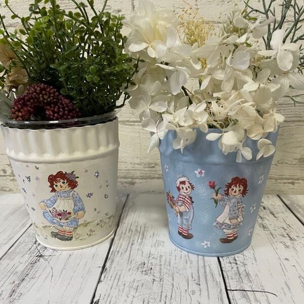アン&アンディ ハンドメイド リメ缶 2個セット