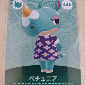 任天堂 Switch どうぶつの森 あつまれどうぶつの森 あつ森 どう森 とび森 amiibo カード ペチュニア
