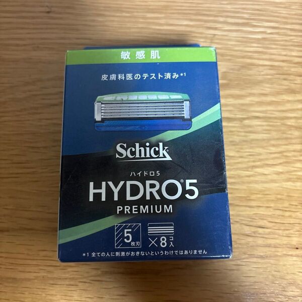 シック ハイドロ5 プレミアム 敏感肌用 5枚刃 替刃 8個入 × 1セット
