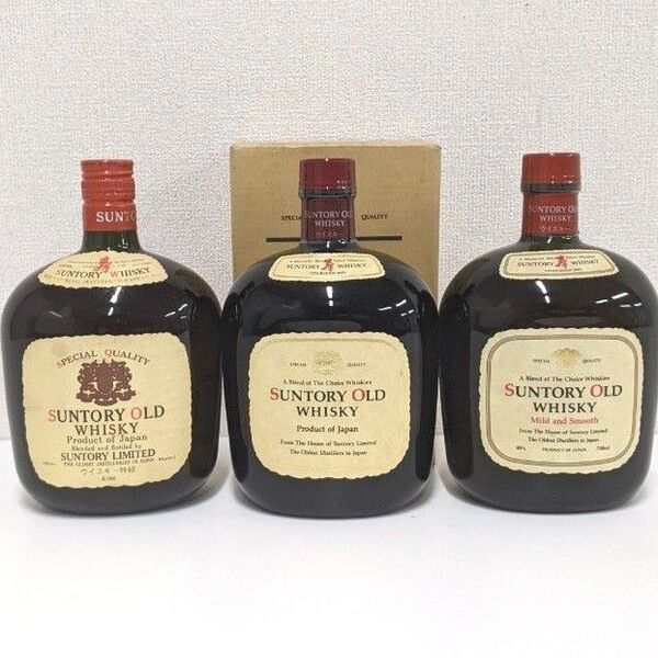 サントリーオールド 飲み比べ3本セット 古酒未開栓