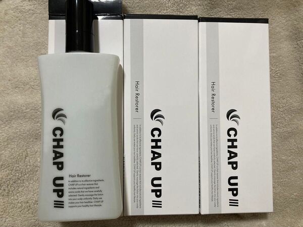 【注意事項あり】CHAPUP/チャップアップ 育毛剤 120mL × 3個
