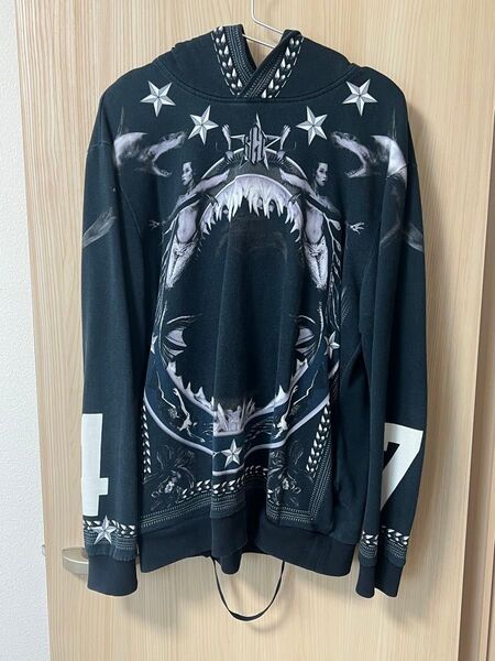 【激レア】givenchy shark mermaid hoodie パリ限定 パーカー リカルドティッシ シャークマーメイド