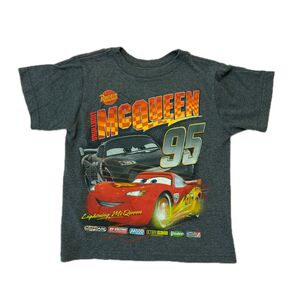 【500円均一】120サイズ相当 カーズ 半袖Tシャツ グレー Disney Store