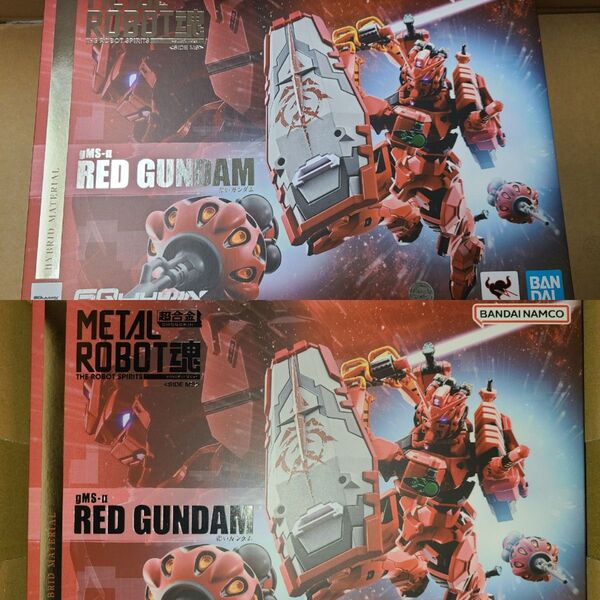 新品未開封 2個セット METAL ROBOT魂 <SIDE MS> 赤いガンダム