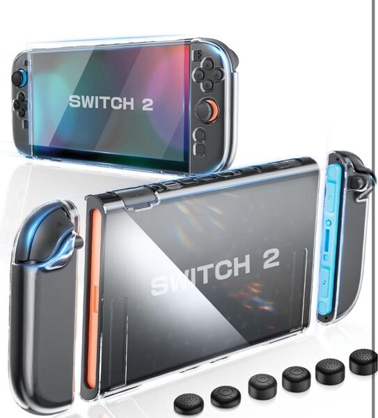 Switch 2 カバー HEYSTOP Switch 2 スイッチ 2 対応 分体式設計 着脱簡単 全面保護 PC材質