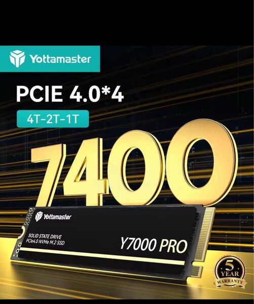 Yottamaster 内蔵 SSD 4tb