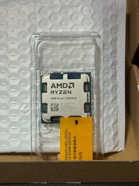 新品未開封 AMD Ryzen 7 9800X3D CPU