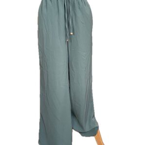 SamansaMos2 blue サマンサモスモス 接触冷感 パンツ ズボン