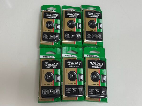 FUJIFILM 写ルンです SIMPLE ACE 27枚撮り 6個セット
