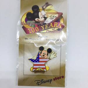 ♪ ディズニーストア 100 years of Dreams #100 The Magic is You - United States ミッキー Mickey ピンバッジ 2001年 新品