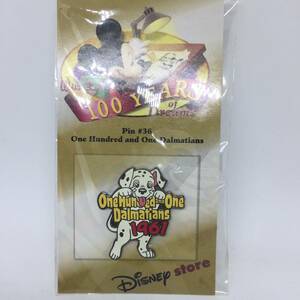 ♪ ディズニーストア 100 years of Dreams #36 One Hundred and One Dalmatians ピンバッジ 2001年 新品 101匹わんちゃん